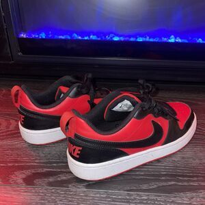 Nike Court Borough Low Recraft Sneakers Boys Youth Size 6Y Red Shoes DV5456-600